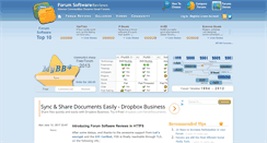 Desktop Screenshot of forum-software.org